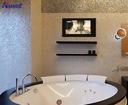 高清32寸圆形浴缸前镜面电视